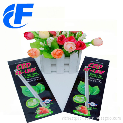 Custom printing aluminum foil three side seal bag